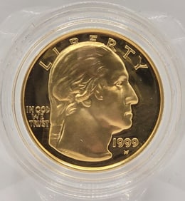 1999-W United States George Washington $5 Gold Commemorative Proof Coin
