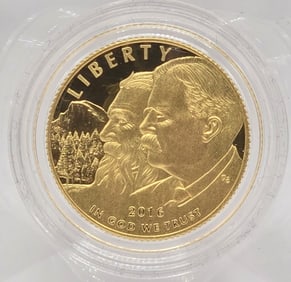 2016-W United States National Park Service $5 Gold Commemorative Proof Coin
