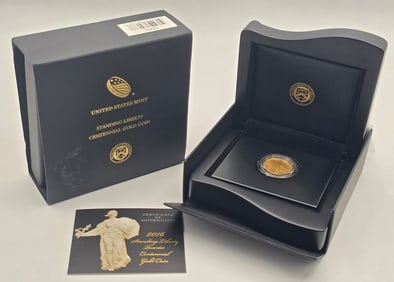 2016-W United States Standing Liberty Quarter 100th Anniversary 1/4 Ounce Gold Coin MIB