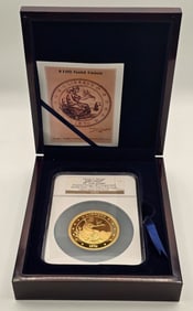 2014 Private Issue 10th Year George T. Morgan 1876 $100 Gold Union 5 Ounce Gold Coin NGC Cameo Proof