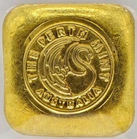 The Perth Mint One Troy Ounce .9999 Fine Gold Ingot