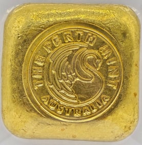 The Perth Mint One Troy Ounce .9999 Fine Gold Ingot