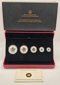 2013 Canada Silver Maple Leaf Fractional Set New In Box With COA