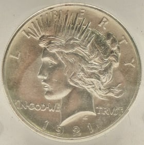 1921 High Relief U.S. Peace Silver Dollar
