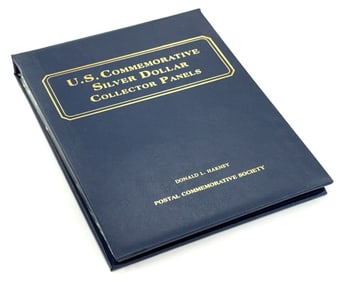5pc U.S. Commemorative Silver Dollar Collector Panels Album