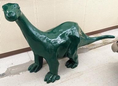 8ft Cast Metal Sinclair Gas Station Dino Statue