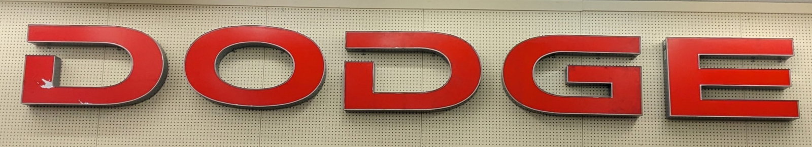 20ft DODGE Dealership Lighted Sign (1 of 6)