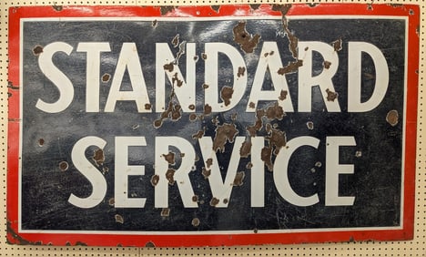 Vintage DSP Standard Service Adv Sign 64x37