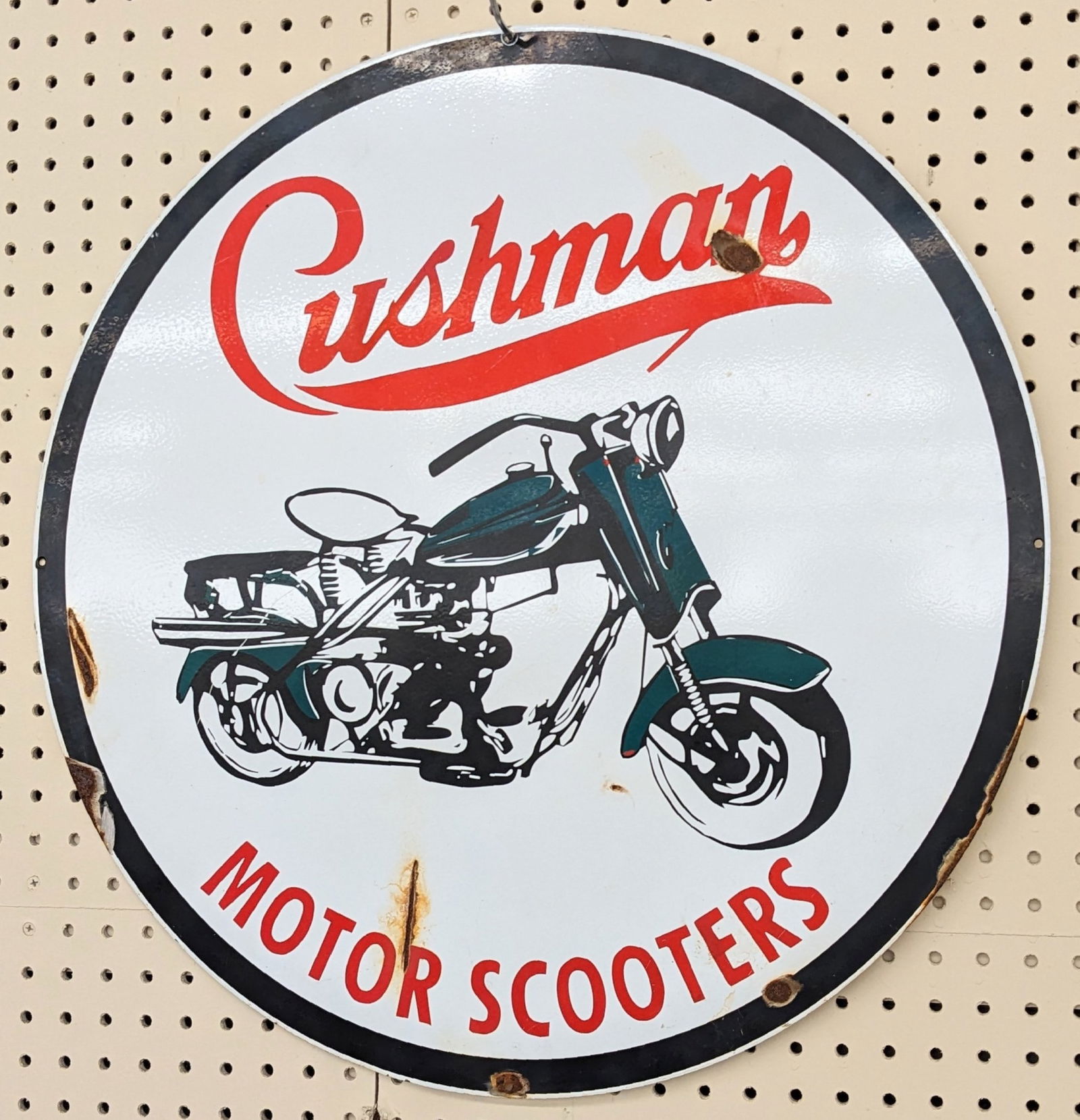 SSP Cushman Motor Scooters Sign (1 of 3)