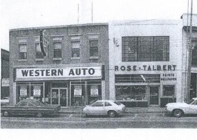 45ft Vintage SSP Western Auto 9-Piece Sign