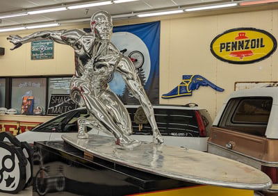 Rare Life Size Fantastic Four Silver Surfer Promotional Display Prop
