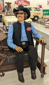 Life Size Richard Petty Sitting Display Prop