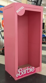 Life Size Custom Mattel Barbie Box Photo Booth