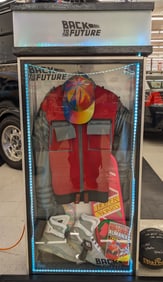 Back To The Future Prop Collection Display