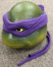 1990s Teenage Mutant Ninja Turtle Donatello Movie Prop Head