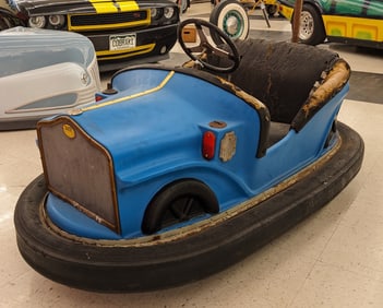 Vintage Elitch Gardens Amusement Park Duce Bumper Car