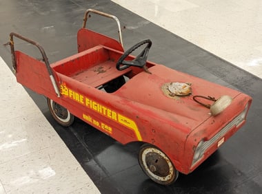 Original AMF Fire Fighter Unit No. 508 Pedal Car