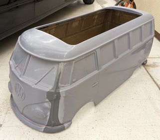 Custom VW Bus Pedal Car / Go Kart Fiberglass Body