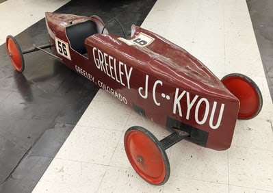 Vintage Greeley Colorado Soap Box Derby Car