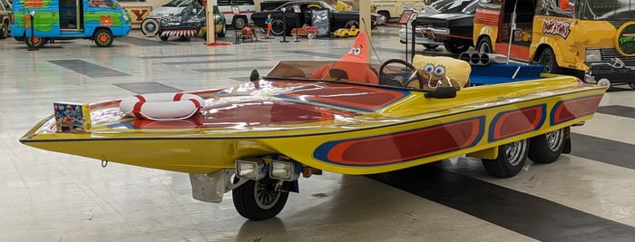 Custom Built SpongeBob 1970 Jet Boat