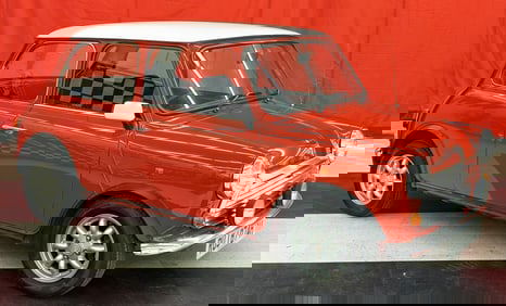 1970 Red Leyland Mini Cooper 1000