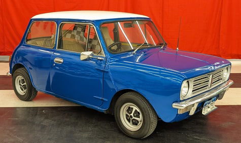 1973 Blue Leyland Mini Cooper 1000