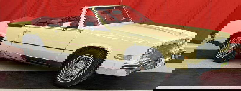 Stranger Things Tod Father Hero Car 1985 Cadillac Eldorado: Car was used for filming all of season 2 of Stranger Things and had the entire cast in at one point or another.? Motor: 350 cu in V8 Transmission: Automatic Mileage: 65357 Power Convertible Top Runs &