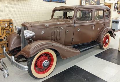 Original Stolen John Dillinger Public Enemies Movie Used 1933 Chevrolet Sedan
