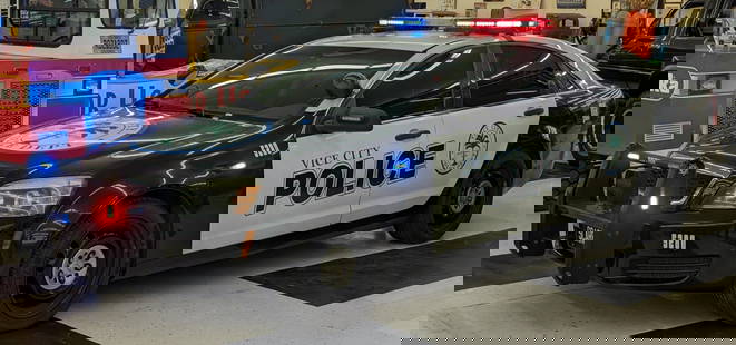 GTA 6 Vice City Police Dept 2013 Chevrolet Caprice PPV: This car is one of the actual used models for the upcoming Grand Theft Auto VI video game and was 3D scanned directly into the game meaning you'll be able to drive this exact car in the game. This car