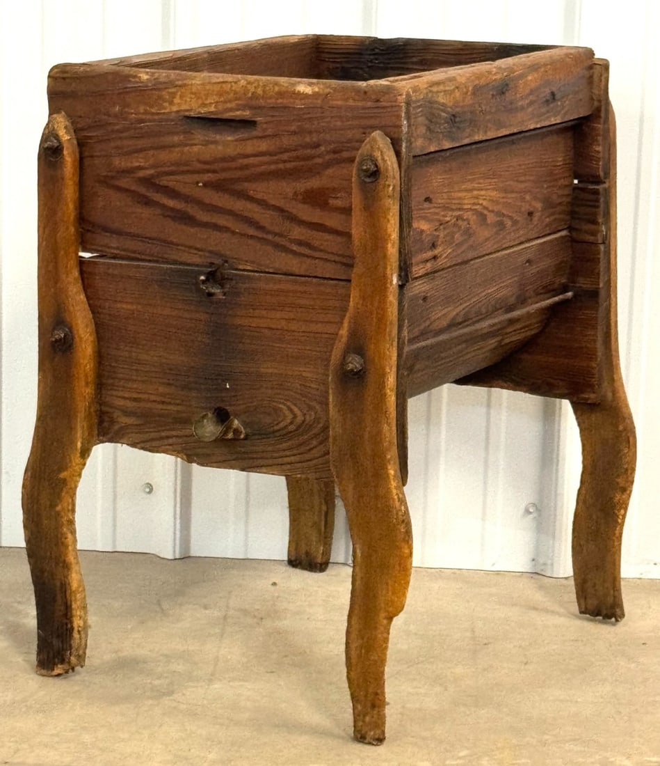 Antique Primitive Wooden Churn