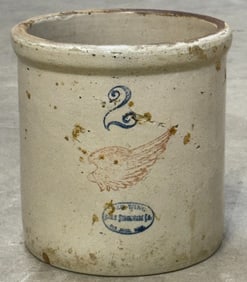 Antique Red Wing Union 2 Gallon Stoneware Crock