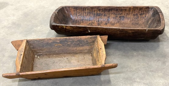 Wooden Hand Made and Carved Bread Baskets
