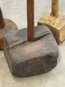 Primitive Large Wooden Mallets/Mashers