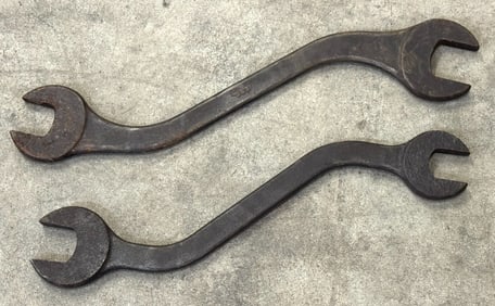 Vintage Railroad Drop Forged Open Ended Wrenches