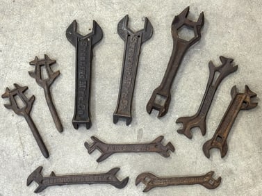 Antique Tractor/Buggy Implement Wrenches & Multitools Including Sterling Mfg. Co
