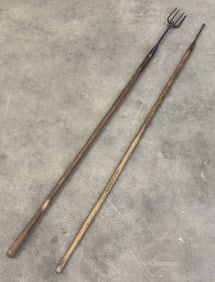 Antique Primitive Fishing Spears