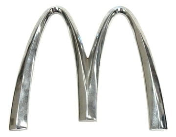 Vintage Wrought Iron McDonald's Arch Sign