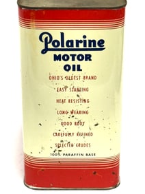 Polarine Motor Oil Can