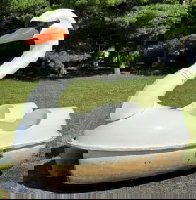 AdventureGlass Classic Swan Fiberglass 2-Person Pedal Boat