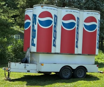 RARE 1994 Custom Design Prod. Inc. Pepsi Concession Trailer