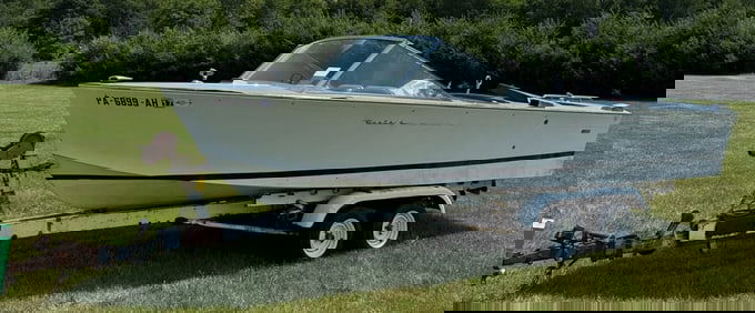 1967 19ft Century Arabian (No Motor) *Project Boat* w/Trailer