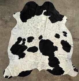 Large Spotted Cow Hide Rug