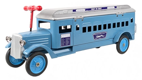 Restored Keystone Coast To Coast Greyhound Bus w/ Electric Headlights