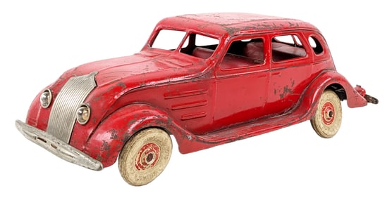 Original Kingsbury Windup Chrysler Airflow w/ Headlights