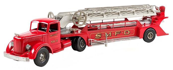 Restored Smith Miller L Mack Aerial Ladder Fire Truck