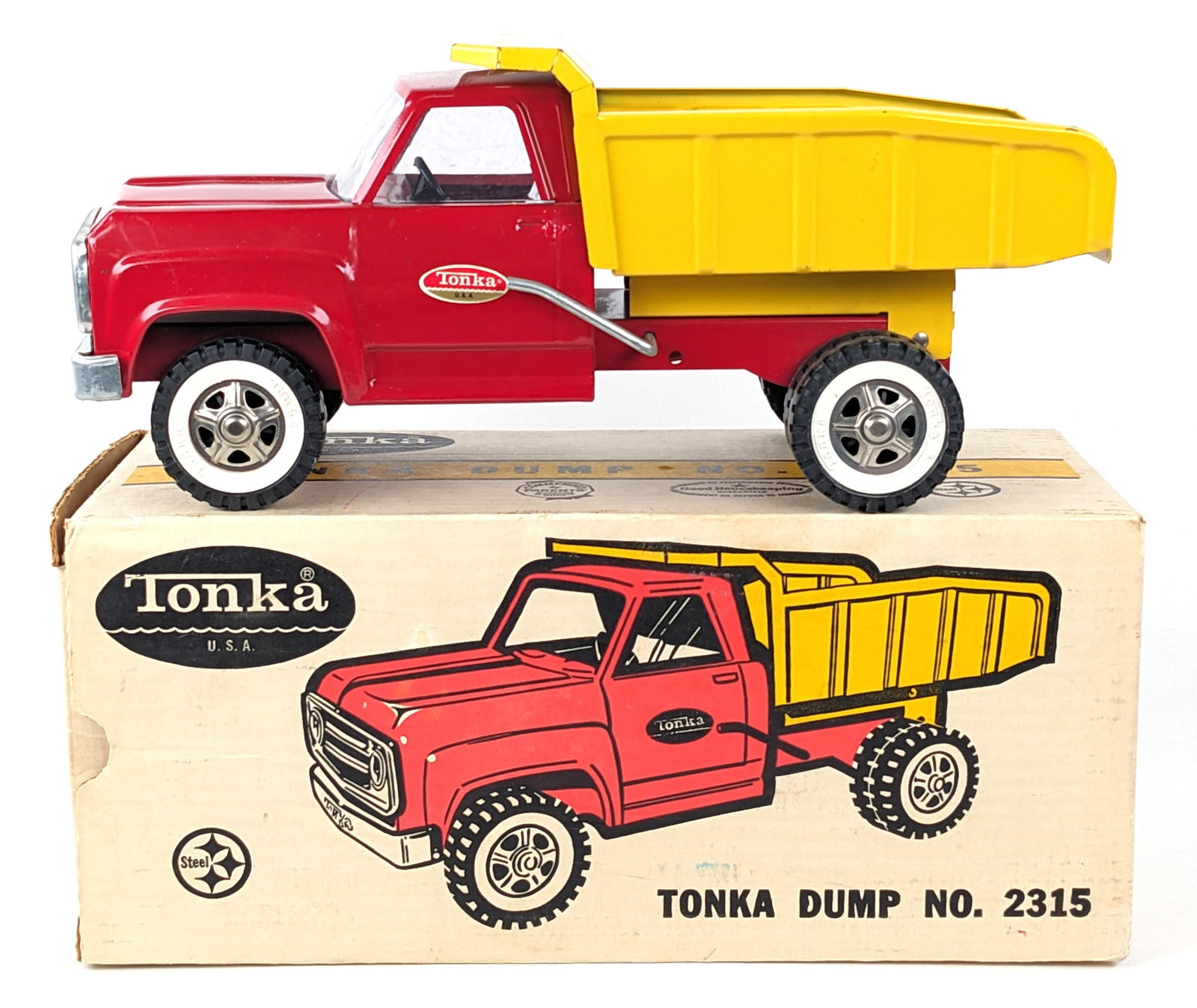 Original Tonka No. 2315 Manual Dump Truck w/ Box (1 of 11)