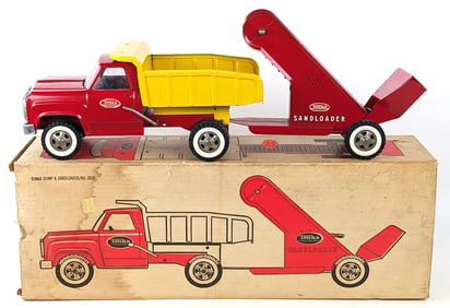 Tonka No. 2616 Dump Truck & Sandloader w/ Box