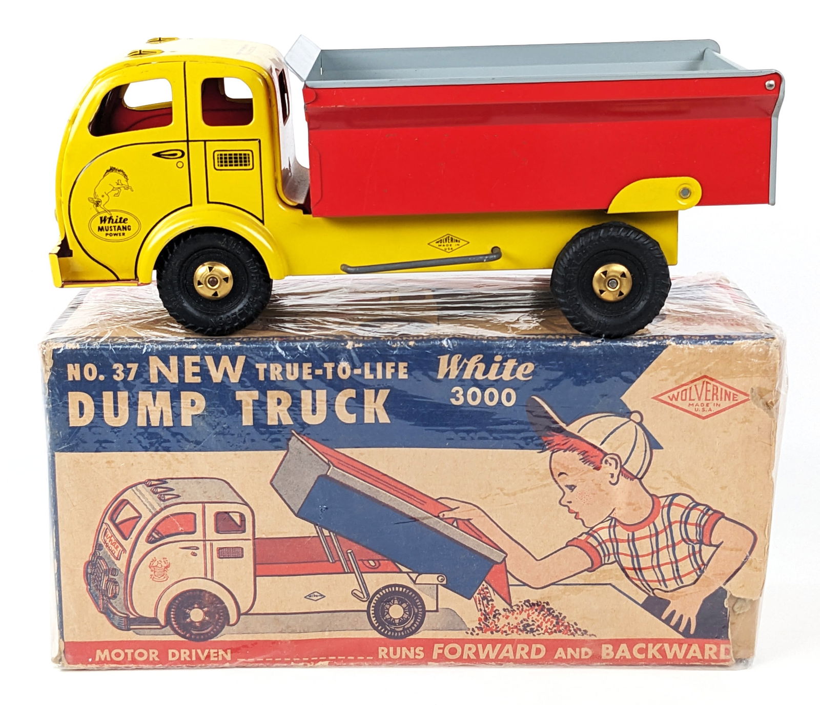 Original Wolverine White Dump Truck w/ Box (1 of 11)