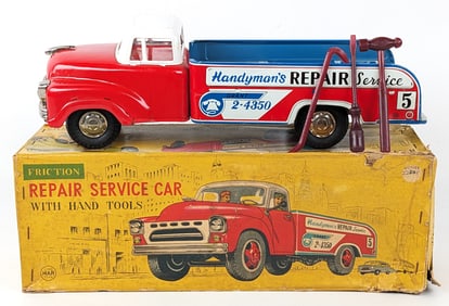 Linemar Toys Handyman's Repair Service Truck w/ Box
