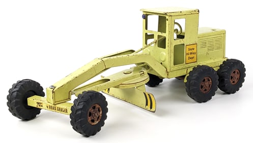 Original Tonka Lime Green State Hi-Way Dept. Road Grader